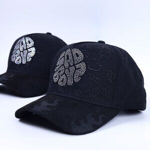 Y2K Dandy Hats x Sad Boyz Streetwear Hat – Black Gothic Crystal Snapback